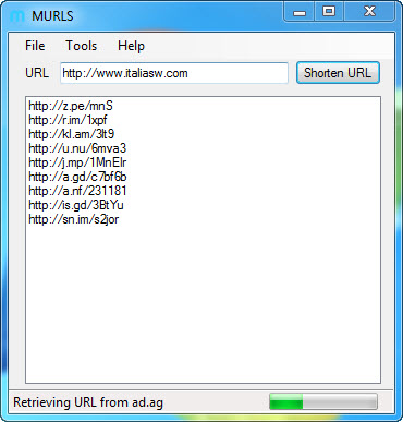 MURLs accorcia url
