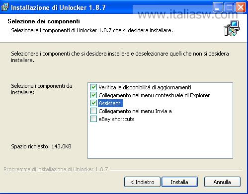 Unlocker - Installazione