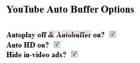 YouTube Auto Buffer & Auto HD & Remove Ads - 02