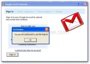 Google Email Uploader