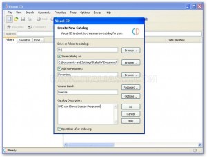 Visual CD 3 - Creazione Catalogo