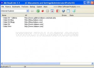 AM-DeadLink 3.3 - 01 - Scelta preferiti