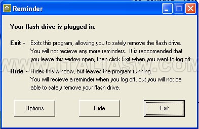 Flash Drive Reminder