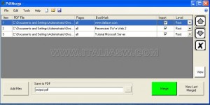 PdfMerge - Screenshot
