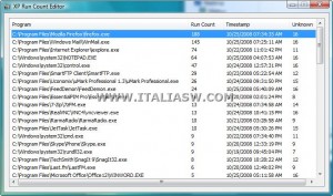 XP Run Count Editor