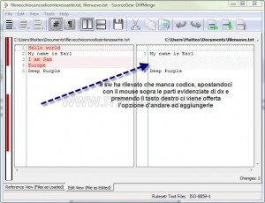 diffmerge - esempio
