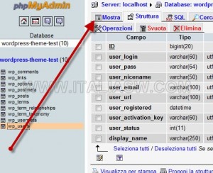 Wordpress - PWD Dimenticata - mostra