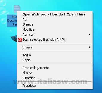 OpenWith.org - Menu Contestuale