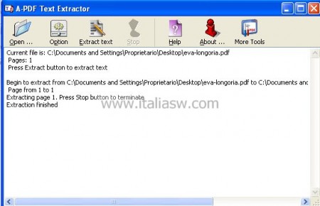 Screenshot - A PDF Text Extractor - 00