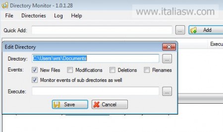 Directory monitor - Cosa Monitorare