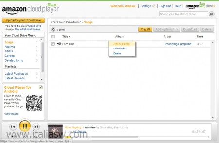 Screenshot - Amazon Cloud Drive Cloud Player - 07